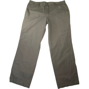 Dockers Men’s Straight Fit Pants Olive Green Size 38x32 Casual Chino Style